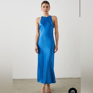 Rails blue silk Solene Dress